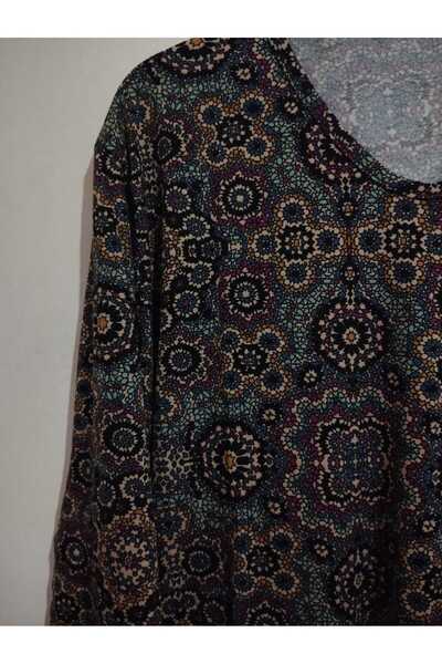 anne moda ankara Full Summer Capri Sleeve 95% Viscose Anti-Sweat Blouse