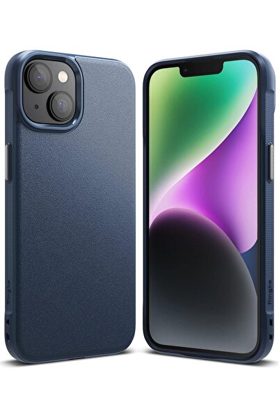 Ringke غطاء حماية لجهاز iPhone 14 Plus | سلسلة Onyx | أزرق داكن