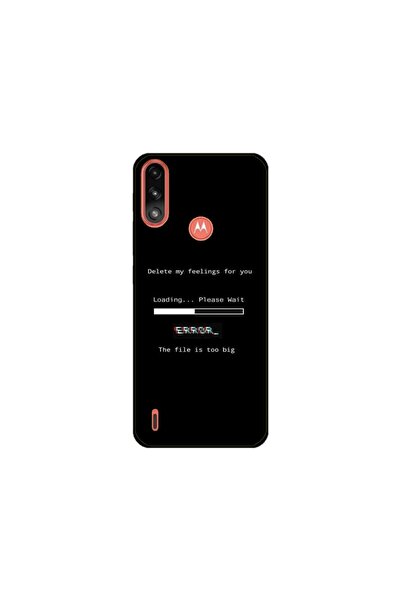Atlas Προσαρμοσμένη θήκη για Motorola Moto E7i Power, Delete Feelings, πολύχρ...