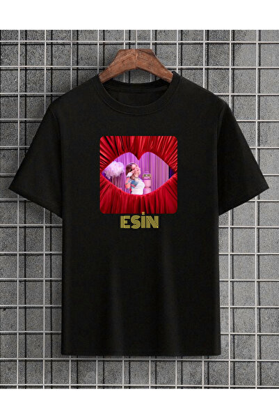 lewibafashion TRICOU CU DESIGN SPECIAL DIN BUMBAC, NEGRU, MĂRIME MARE, CU CON...