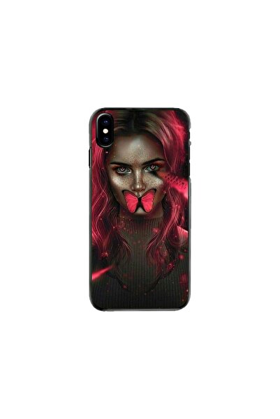 Atlas Husa personalizata Apple iPhone XS Max, Butterfly Mouth #2, multicolor,...