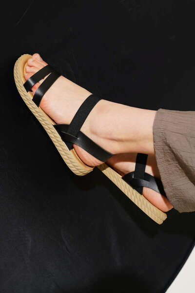 ALMİNA Double Belted Women's Sandals