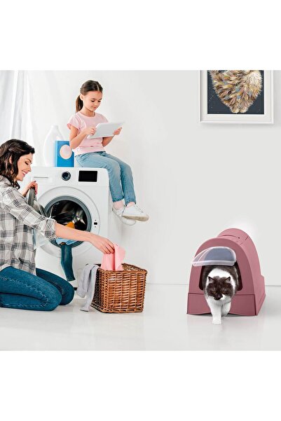 İmac Zuma 2nd Lıfe Torbalı Kapalı Kedi Tuvaleti Mavi 56x40x42,5cm