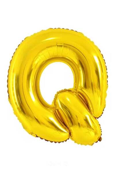 Generic Letter Q Foil Balloon – Large 40 Inch – Gold