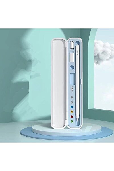 O Ozone حافظة حمل قلم آبل من الجيلين الثاني والأول | صندوق تخزين لقلم آبل | أزرق فاتح