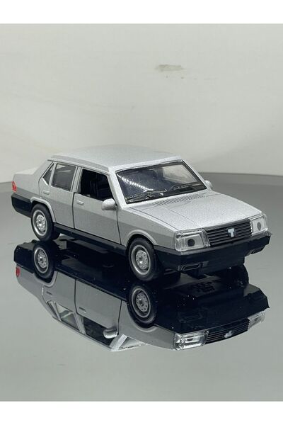 SCOWETTO Metal 1.36 Tofaş Şahin Model Oyuncak Araba GRİ 12 cm