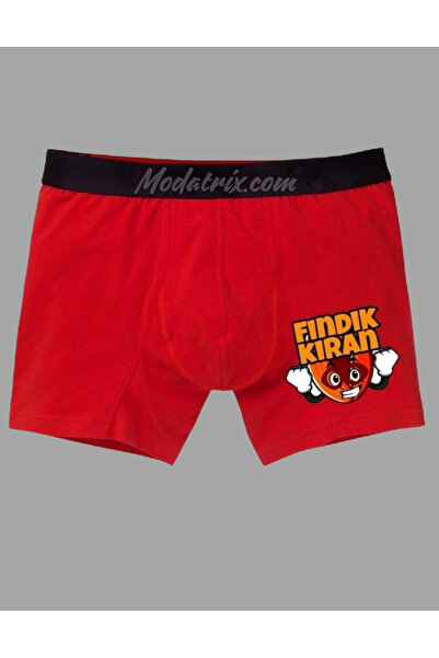 UNIQUE DESIGN Hazelnut Breaking Printed Espiri Printed Cotton Men's Boxer