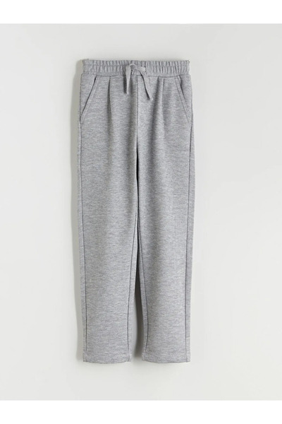 LC Waikiki Lcw Kidsgray Elastic Waist Boys' Trousers