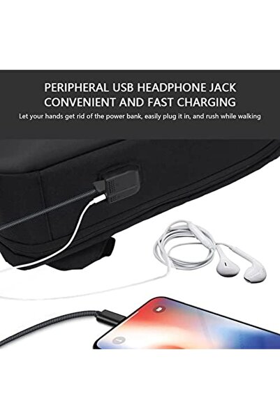 Türkiye حقيبة ظهر للكمبيوتر المحمول، حقيبة ظهر للكمبيوتر للسفر مقاومة للسرقة ومقاومة للماء، حقيبة كمبيوتر محمول سوداء للألعاب مع