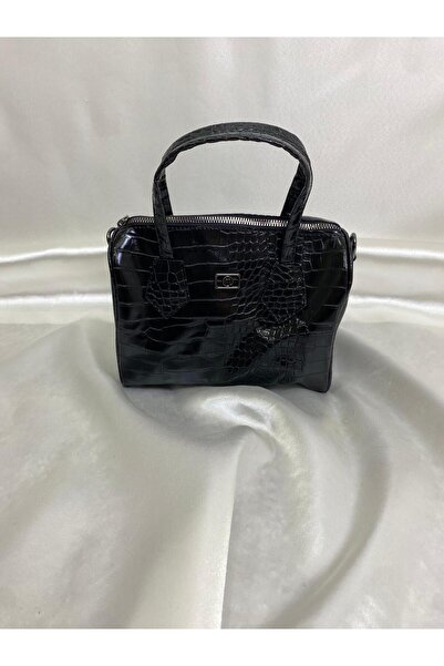 owwon Geantă de mână și de umăr pentru femei cu aspect de piele de crocodil c...