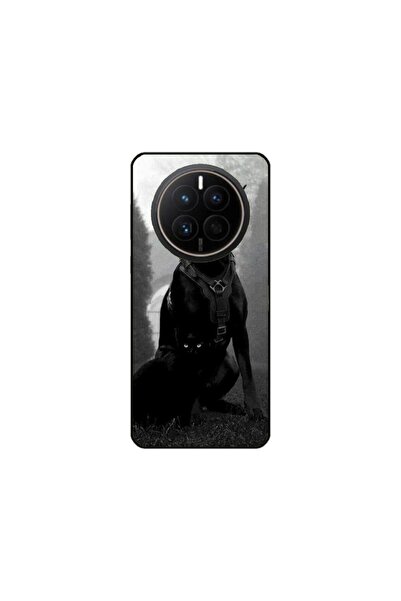 Atlas Husa personalizata si Folie de Silicon Huawei Mate 50, Doberman, multic...