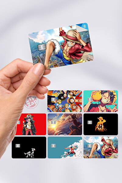 ZipZap One Piece Card Covering Sticker 8 Pieces