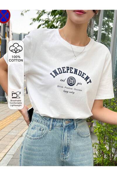 Vordevia Independent Design Printed Tshirt