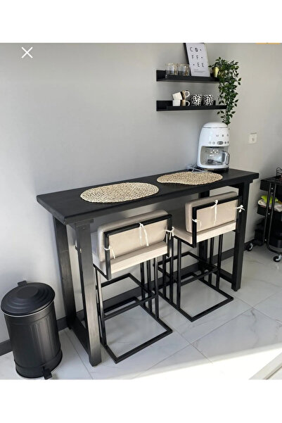 uğurlubaylar Bar masası tamamı doğal ağaç 140x50cm