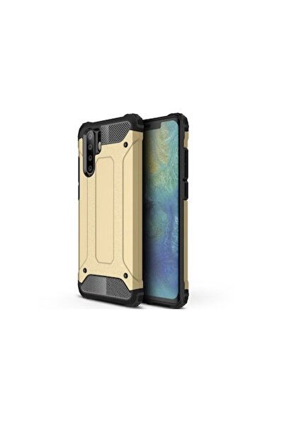 dalip Carcasă de protecție compatibilă cu Huawei P30 Lite, carcasă Armor, TPU, aurie