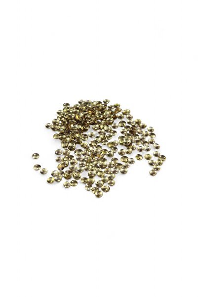 Serhat Aksesuar ve El İşçilik رقائق نحاسية ذهبية مقوسة 6 مم بفتحة مزدوجة (20 ...