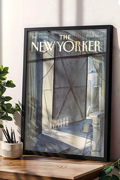 Saturn Tabloul înrămat The New Yorker 12 decembrie 1988 - Tabloul de așteptăr...