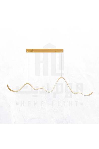 homelight ثريا مودرن ليد خطية ذهبي