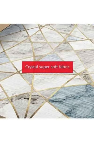 Raffine Geometric Pattern Living Room Carpet Nylon Multicolour 120x160cm