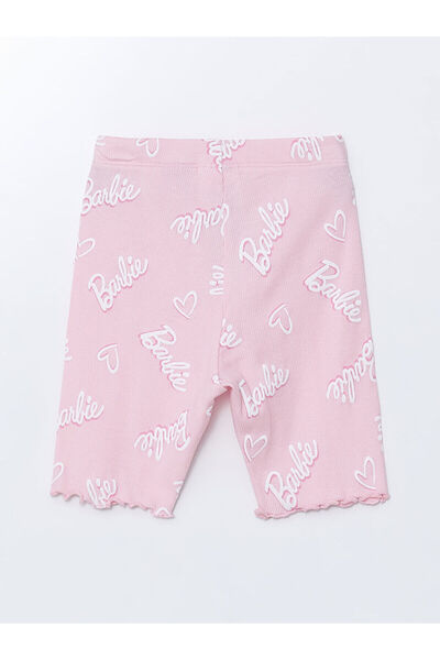 LC Waikiki New Season Elastic Waist Barbie Printed Girls' Leggings