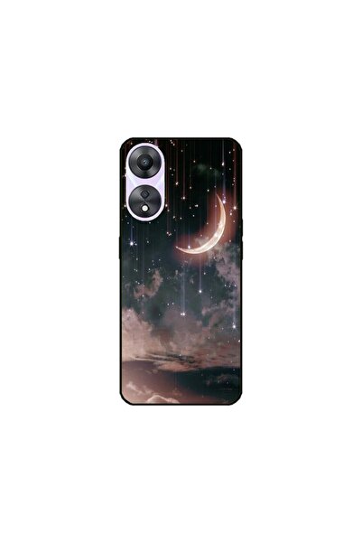 Atlas Husa personalizata si Folie de Silicon Huawei P50, Falling Stars, multi...