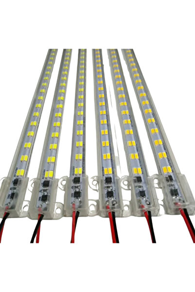 DEMİRLED 12V Çift Sıra Su Geçirmez Çubuk Led Mavi (1 Metre)