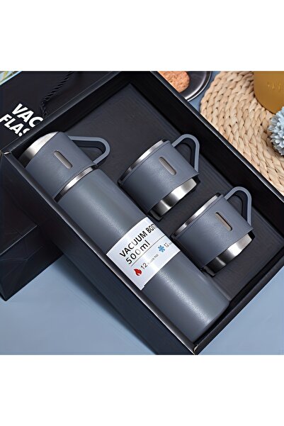 esplendor ترمس ستانلس ستيل 500 مل - 3 في 1 مناسب للمشروبات الساخنة والباردة، ...