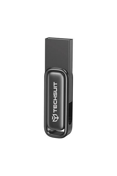 Techsuit Memorie externă 32GB Techsuit, USB 3.0, 80M/s, THSM33, gri