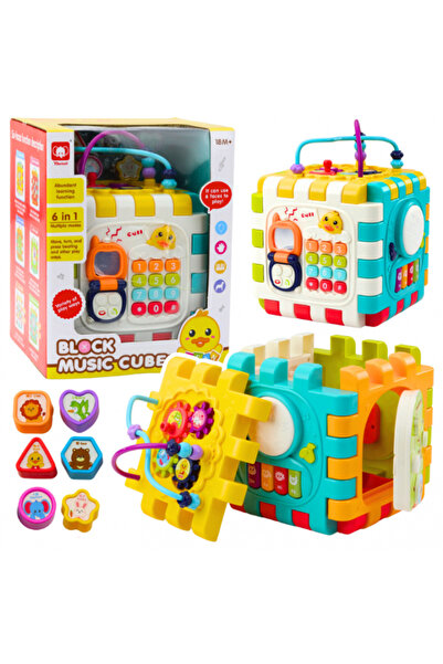 REBELS Interactive Musical Educational Cube 6-in-1 for Toddlers