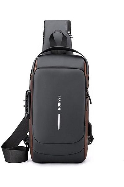 Türkiye Crossbody Bag, Anti-theft Chest Bag Waterproof Shoulder Crossbody Bag, Lightweight One Strap Sling B