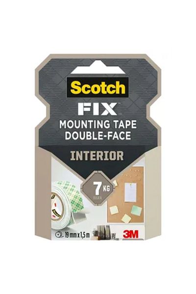 3M Scotch Fix Double-Face Interior Mounting Tape (19 mm x 1.5 m)