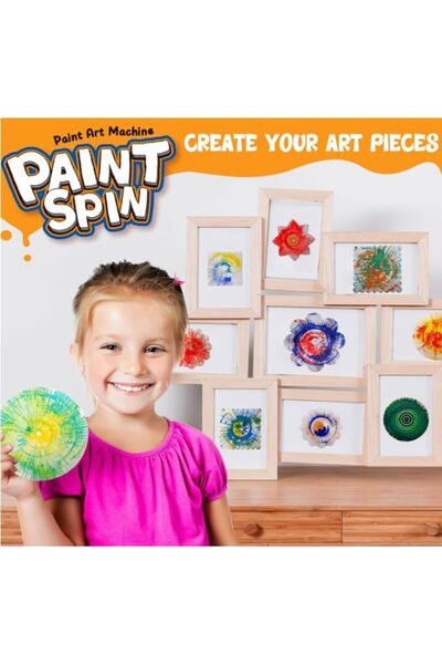 Generic Paint Spin Art Machine Kit for Kids - Easter Arts & Crafts for Boys & Girls Ages 6+ Creative Spinner