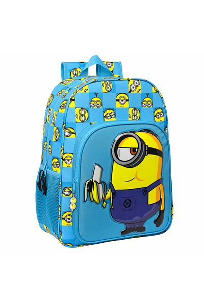 Minions School Bag Minionstatic Blue 33 x 42 x 14 cm