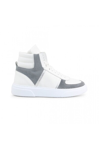 Made in Italia Men's Boots, Made in Italia, MIAMI-ALTO_PELLE_BIANCO-GRG, White, Size 41