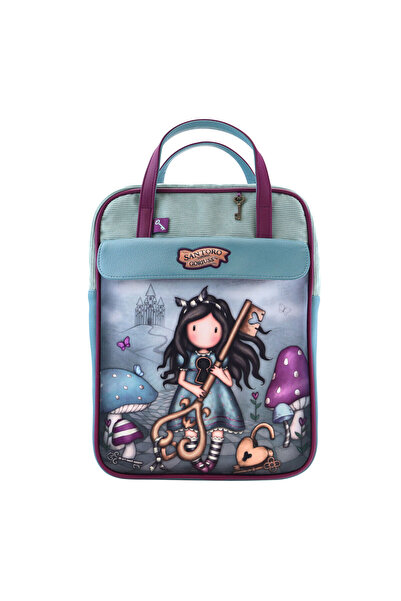 Gorjuss Rucsac Curiosity Gri Verde (27 x 10 x 37 cm)