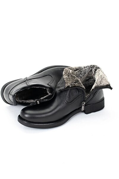 Rodexxo Kışlık İçi Dışı Hakiki Deri İçi Kürklü Soğuk Havaya Ve Suya Dayanıklı Erkek Postal Bot