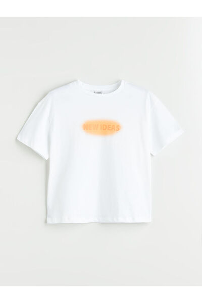 LC Waikiki منتجات فريزن ستور التي لا مثيل لها I تي شيرت بناتي بياقة صفرية من ...