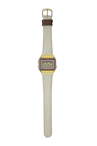 Casio Ladies Watch A700WEGL-7AEF, Quartz, 33mm, 3ATM