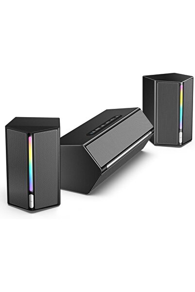 STOREMAX AmpliGame A22 RGB Gaming Hoparlör - Subwoofer'lı PC Ses Sistemi - 3....