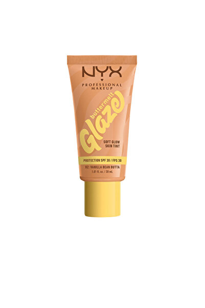 NYX Professional Makeup Buttermelt Glaze Getönte Sonnencreme + Lsf 30 #02-van...
