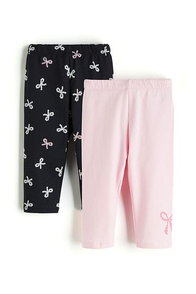 LC Waikiki New Season Elastic Waist Bow Girls' Leggings 2-Piece