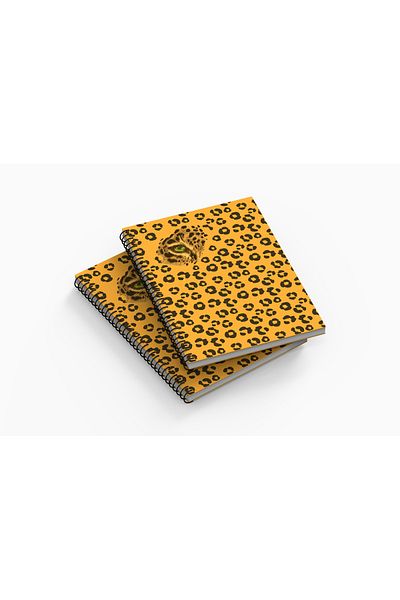 Yıldızistan Unlined Thick Cardboard Cover Spiral A5 Size Special Collection Iconic Series 96 Pages School Notebook