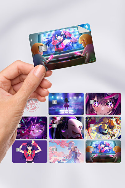 ZipZap Оши но Ко Карта Стикер за корица, 8 броя