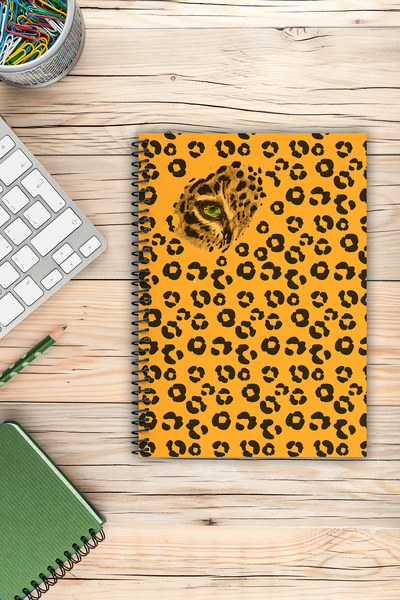 Yıldızistan Unlined Thick Cardboard Cover Spiral A5 Size Special Collection Iconic Series 96 Pages School Notebook