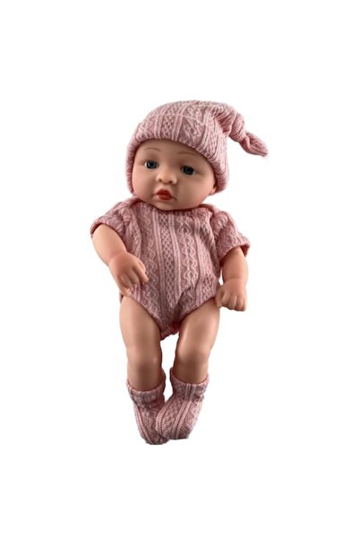 Mixbo Papusa mini bebelus Mixbo, fetita, corp mobil, 20 cm, roz