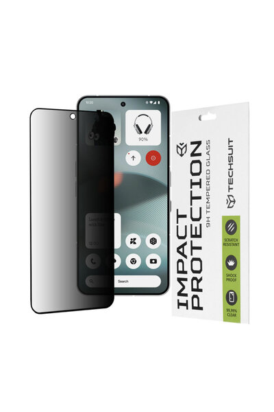 Techsuit Folie autocolantă Nothing Phone (3) 111D Privacy Full Glue, negru