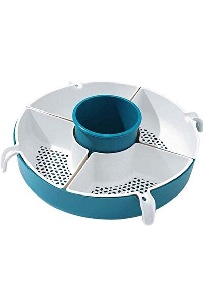 Generic Multifunctional Plastic Food Storage Kitchen Basket Rotate Fruit Basket With Handle | Rotating Drai