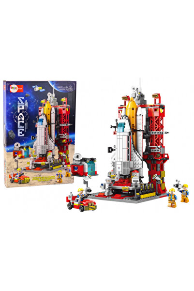 REBELS Rocket Spaceship Construction Set with Launch Platform – 1083 Pieces