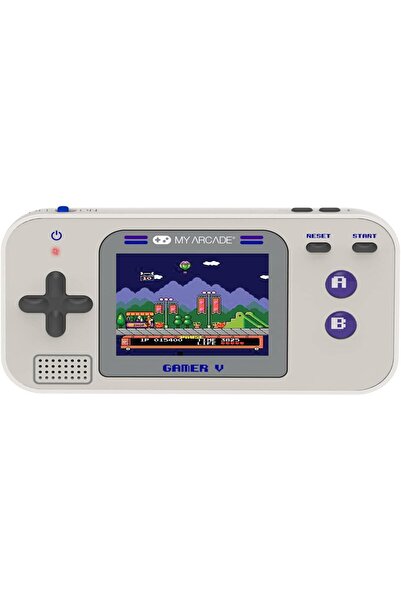 STOREMAX Sellbuyst Arcade Gamer V Retro Konsol 220 Oyun Gri̇-Mor Trendy 266450