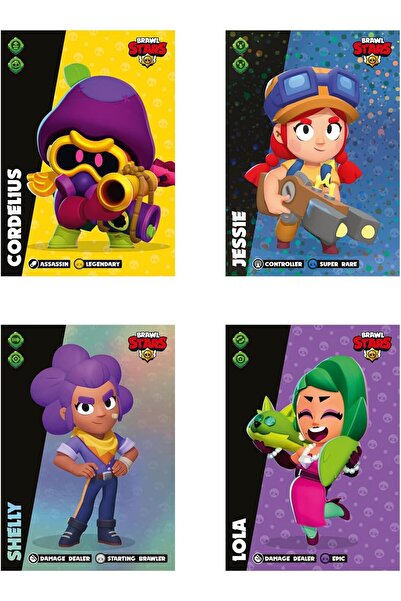 TOYFEST Brawl Stars Panini Official Card Pack: 16 Packs (96 Cards)